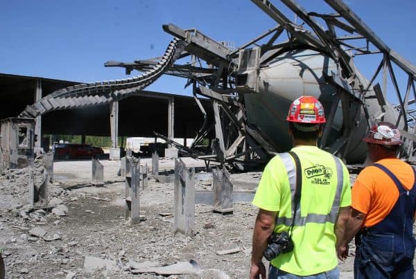 LaFarge Cement Plant – Clinker Silo Demolition